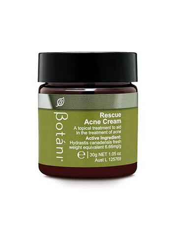 Kem trị mụn 100% thiên nhiên Organic - Rescue Acne Cream Botani (Úc) - 30 gr