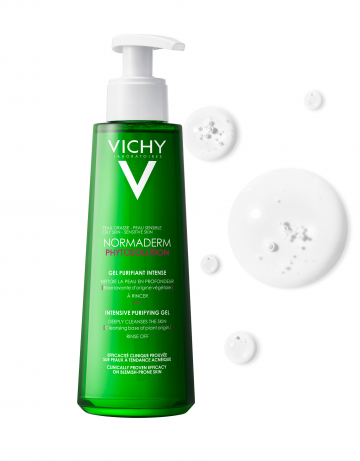 Gel rửa mặt cho da dầu mụn làm sạch sâu - Normaderm Phytosolution Vichy - 200 ml