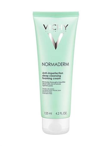 Gel rửa mặt tạo bọt ngừa mụn và se nhỏ lỗ chân lông - Normaderm Vichy - 125 ml