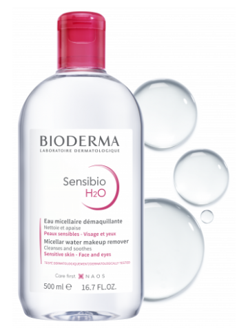 Nước tẩy trang dịu nhẹ với công nghệ Micellar - Sensibio H2O Bioderma - 500 ml