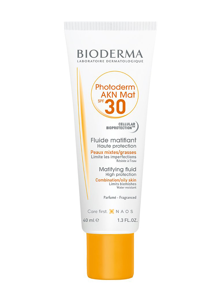 Kem chống nắng dành cho da dầu, mụn - Photoderm AKN Mat SPF30 Bioderma - 40 ml