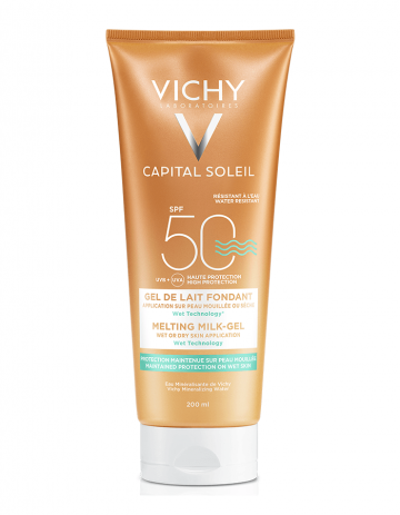 Kem chống nắng toàn thân dạng gel-sữa, không nhờn rít SPF 50 PA+++ - Capital Soleil Vichy - 200 ml