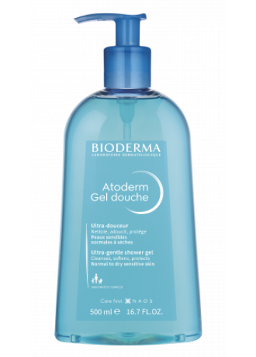 Gel tắm làm sạch và dưỡng da dịu nhẹ - Atoderm Gel Douche Bioderma - 500 ml