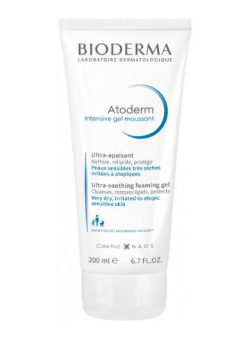 Gel rửa mặt dành cho da khô và da dị ứng - Atoderm Intensive Gel Moussant Bioderma - 200 ml