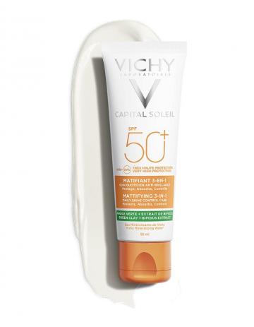 Kem chống nắng chống ô nhiễm và bụi mịn (da dầu mụn) SPF 50 - Capital Soleil Vichy - 50 ml