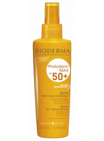 Kem chống nắng dùng cho cơ thể và mặt - Photoderm Max Spray SPF50+ Bioderma - 200 ml
