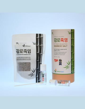Muối Tre Hàn Quốc 9 lần nung (Dạng hạt, màu tím tự nhiên) - 250g