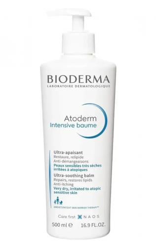 Kem dưỡng ẩm phục hồi da khô, da nhạy cảm - Atoderm Intensive Baume Bioderma - 500 ml