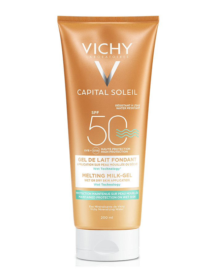 Kem chống nắng toàn thân dạng gel-sữa SPF 50 PA+++ - Capital Soleil Vichy - 200 ml