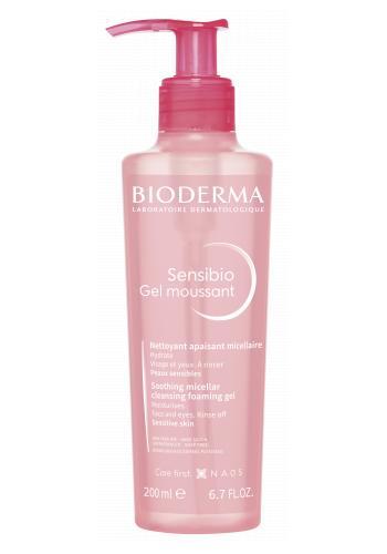 Gel làm sạch micellar - Sensibio Gel moussant Bioderma - 200 ml
