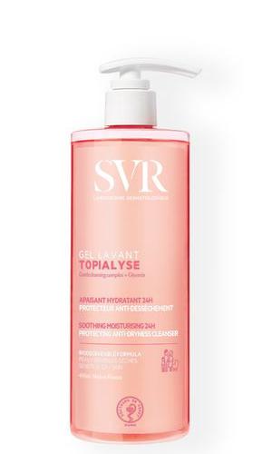 Gel rửa mặt và tắm dưỡng ẩm da không chứa xà phòng - TOPIALYSE Gel Lavant SVR - 400 ml