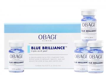 Bộ Peel Tái cấu trúc nền da Obagi Clinical Blue Brilliance Triple Acid Peel - 8 ml x 4
