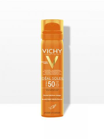 Kem chống nắng Xịt khoáng kiềm dầu, không nhờn Ideal Soleil Haute Protection SPF50+++ Vichy - 75 ml